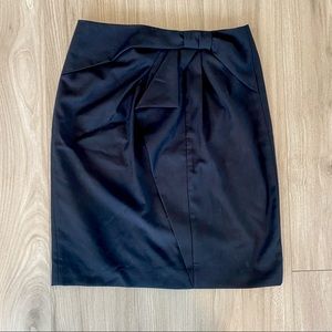 Banana Republic bow pencil black skirt - NWT